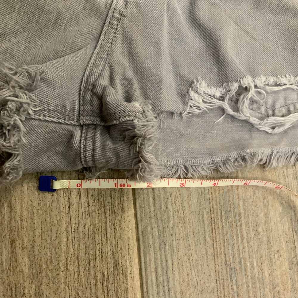 FREE PEOPLE denim cutoffs - Picture 7 of 7